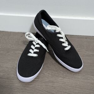 Black Canvas Keds Champion Originals Lace-Up